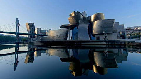 The Guggenheim Museum in Bilbao, Spain 