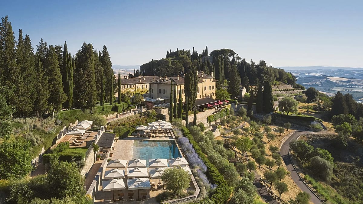 This Tuscan hotel on a 5,000-acre estate was named the best in Europe This Tuscan hotel on a 5,000-acre estate was named the best in Europe