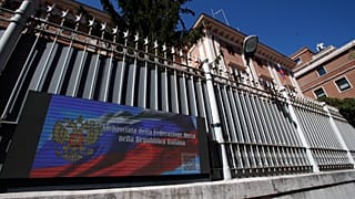 The Russian Embassy in Rome, 31 March, 2021