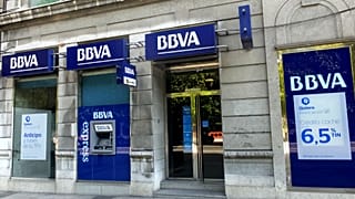 A branch of BBVA bank in Spain, 15 August, 2014
