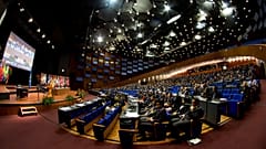 View of a session of the Conference of the States Parties of the Organisation for the Prohibition of Chemical Weapons in The Hague, 2 December, 2013