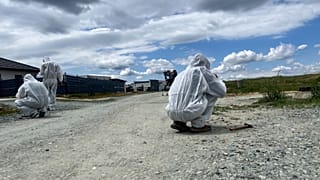 ARCHÍV: útburkolat-vizsgálat Szombathely kertvárosi részén, 2026. május 14-én
