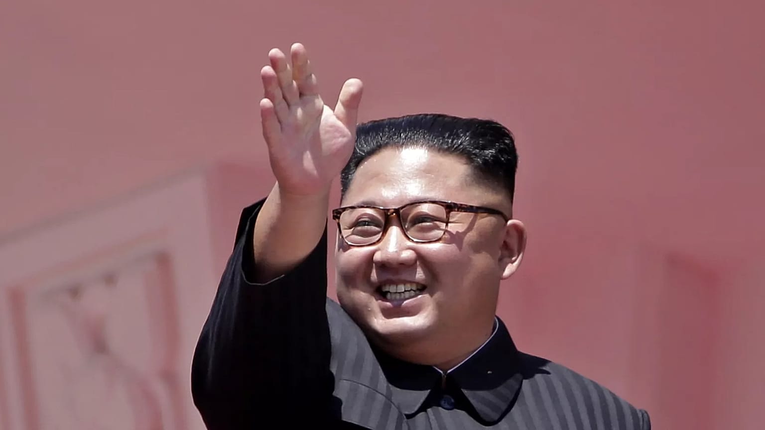 In this Sunday, Sept. 9, 2018 file photo, North Korean leader Kim Jong Un waves after a parade for the 70th anniversary of North Korea's founding day in Pyongyang, North Korea