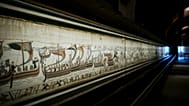 La tapisserie de Bayeux est arrivée vendredi au British Museum à Londres auquel elle est prêtée pendant un an