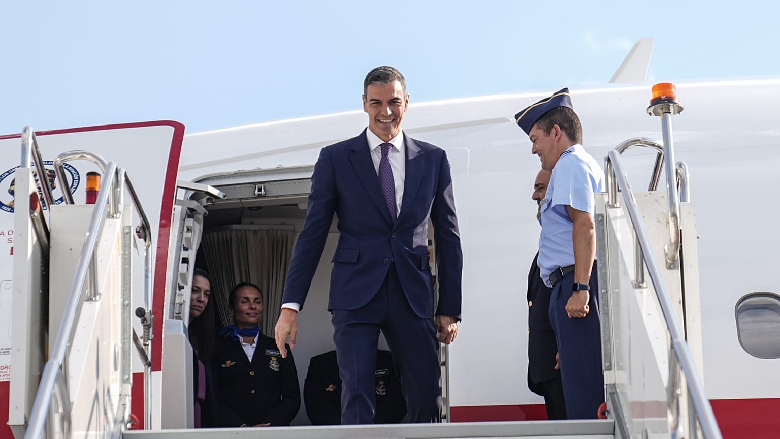 El presidente del Gobierno español, Pedro Sánchez, llega a la cumbre de la OTAN en Ankara (Turquía), el martes 7 de julio de 2026.