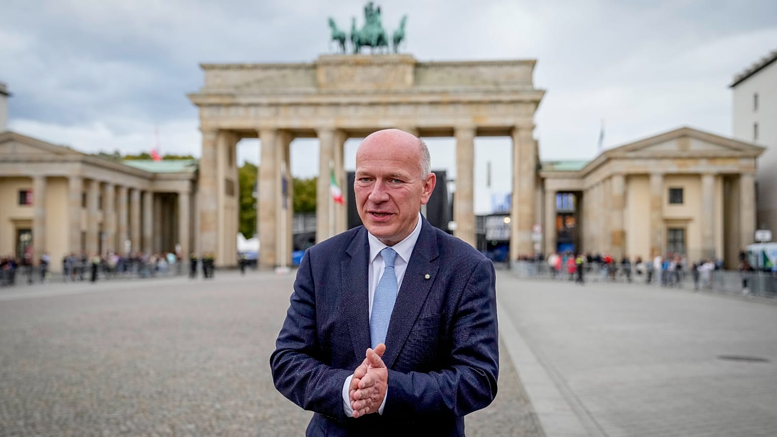 Kai Wegner in Berlin, Germany, Friday, Sept.27, 2024. 