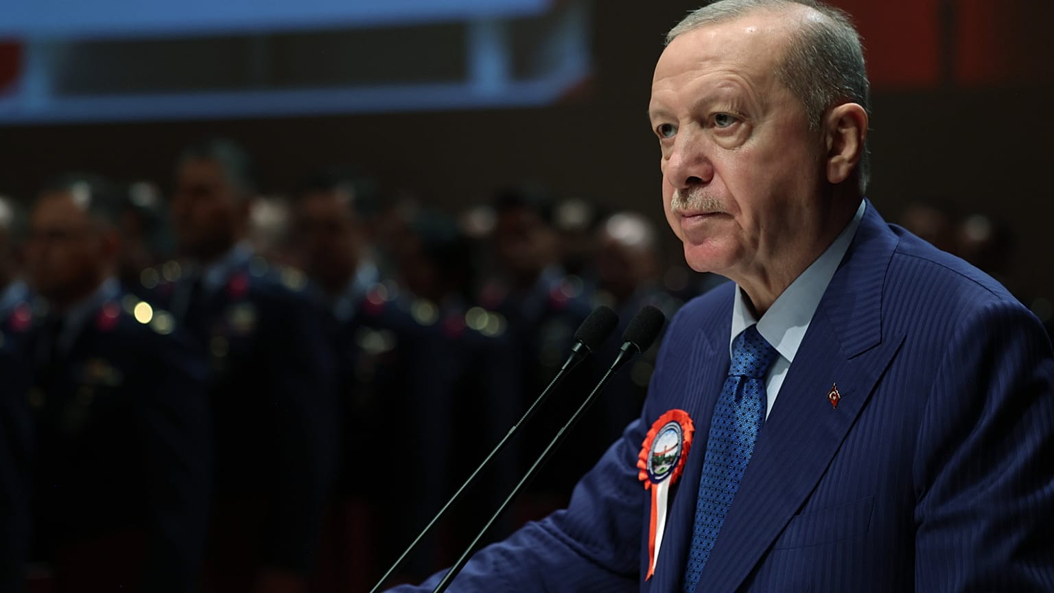 Erdoğan, MSÜ Kurmay Subaylar Mezuniyet Töreni'nde.