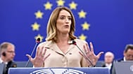 Roberta Metsola is president of the European Parliament since 2022. 