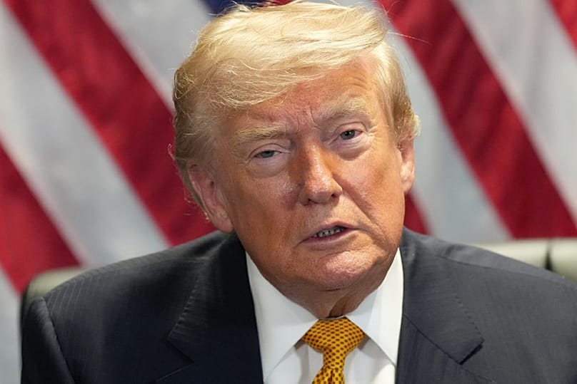  الرئيس الأمريكي دونالد ترامب يلتقي الأمين العام لحلف الناتو مارك روته على هامش اجتماع للحلف في مجمع "بيشتيبه" الرئاسي في أنقرة بتركيا، يوم الأربعاء، 8 يوليو/تموز 2026.