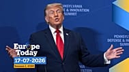 President Donald Trump speaks at the United States Army War College in Carlisle, Pa., during the Pennsylvania Defense and Innovation Summit, Wednesday, July 15, 2026.