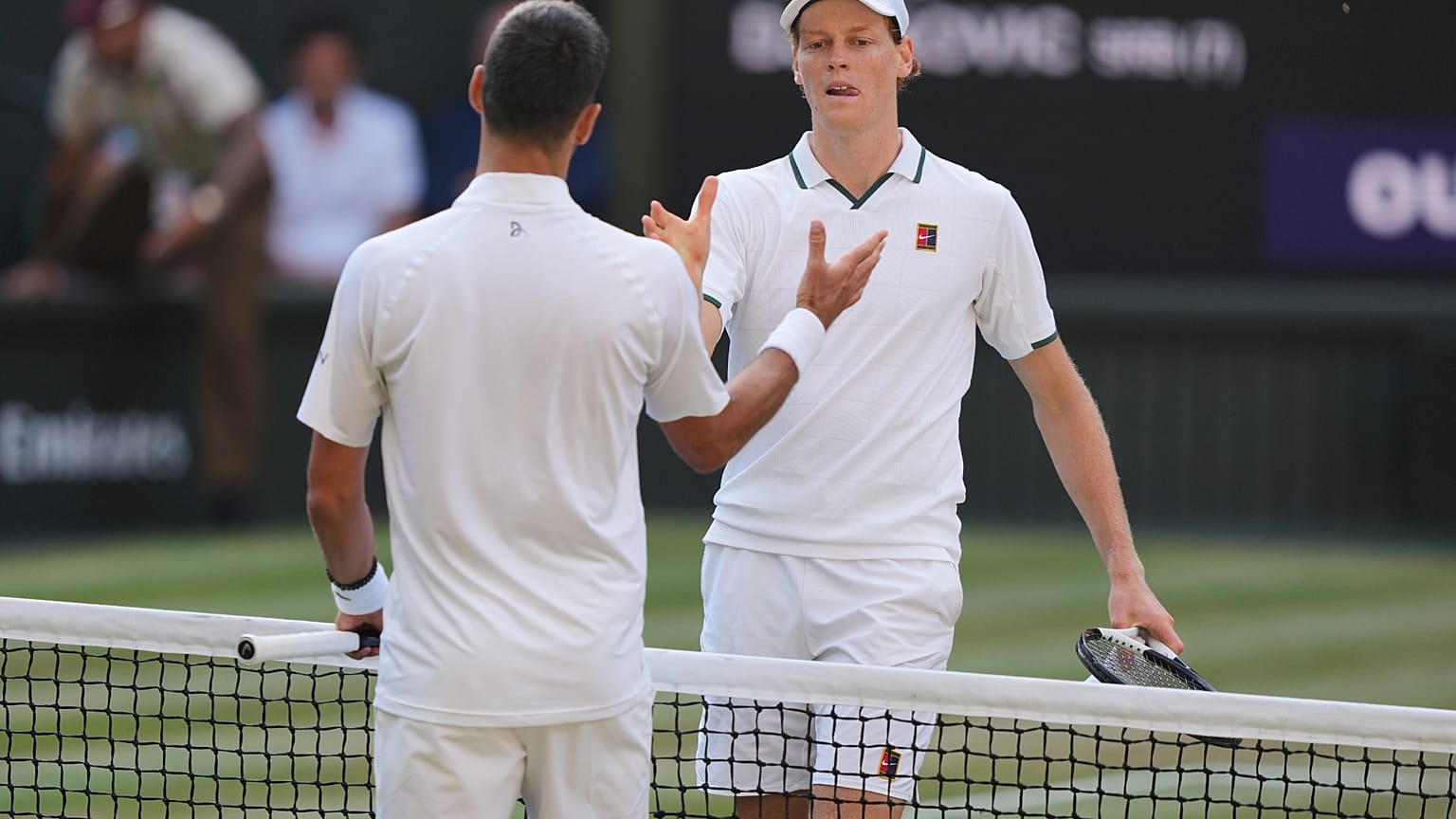 Sinner ha battuto in semifinale Djokovic ed è di nuovo in finale a Wimbledon