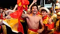 Spain fans celebrate World Cup semi-final place after Belgium win