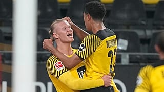 Ein Herz, eine Seele, ein Team: Jude Bellingham und Eerling Haaland waren während ihrer Zeit bei Dortmund nicht zu stoppen