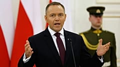 Karol Nawrocki, prezydent Polski podczas wizyty na Litwie