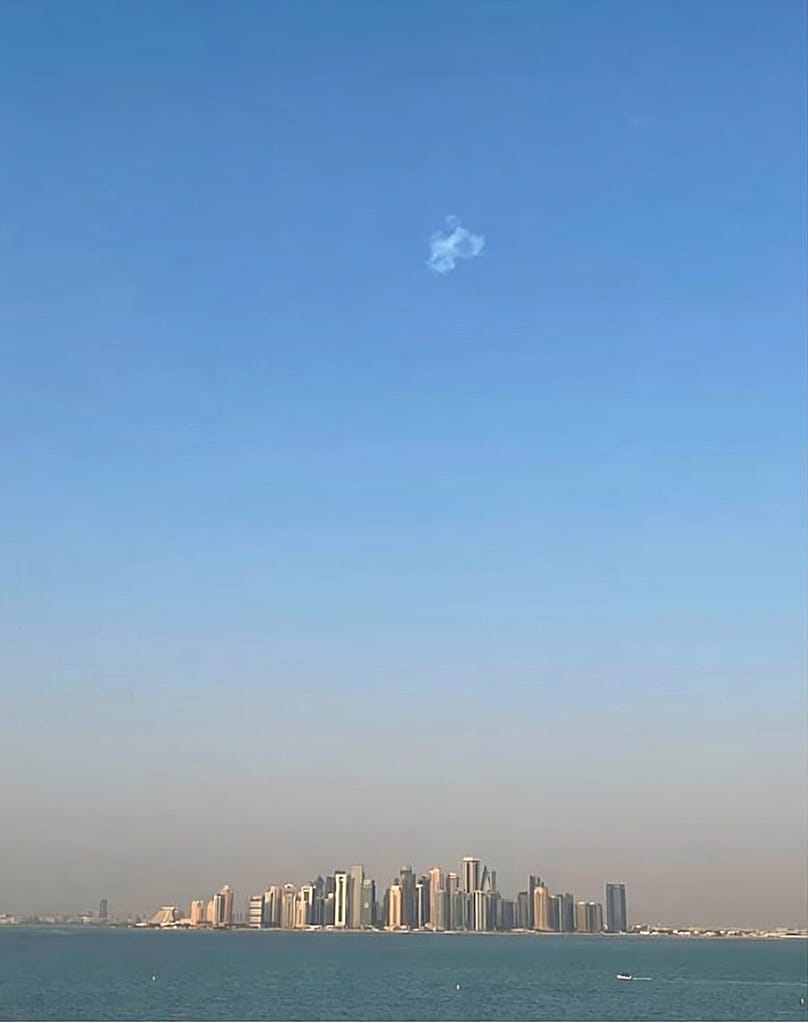Qatar's air defence intercepted Iranian ballistic missiles above Doha