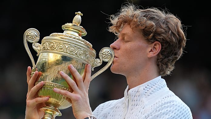 Jannik Sinner defeats Alexander Zverev to win second straight Wimbledon title