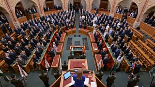A view of the new National Assembly in parliament in Budapest, 12 May, 2026