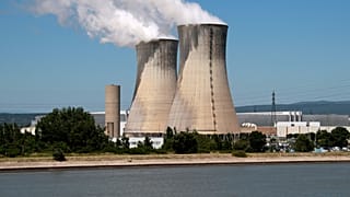  In this 9 July 2008 file picture, the Tricastin nuclear plant in Bollene, southern France, at the Rhone River is shown.