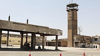 فرودگاه صنعا که بر اقر حملات اسرائیل تخریب شده، ۲۹ مه ۲۰۲۵