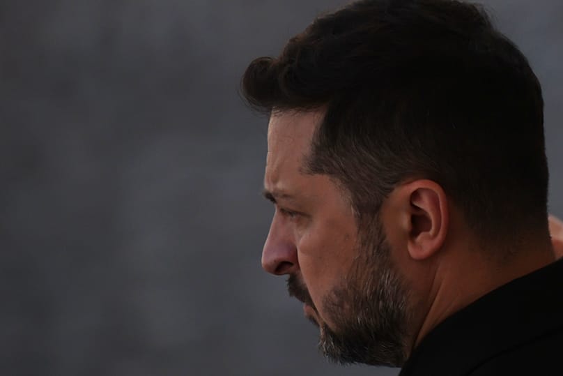 Ukraine's President Volodymyr Zelenskyy attends the Bastille Day military parade in Paris, 14 July, 2026