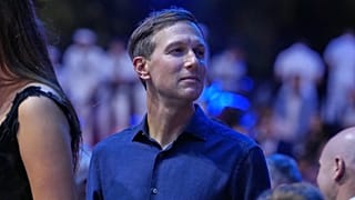 Jared Kushner waits to walk into the ring after the lightweight championship bout at UFC Freedom 250 on the South Lawn of the White House, June 15, 2026, in Washington.