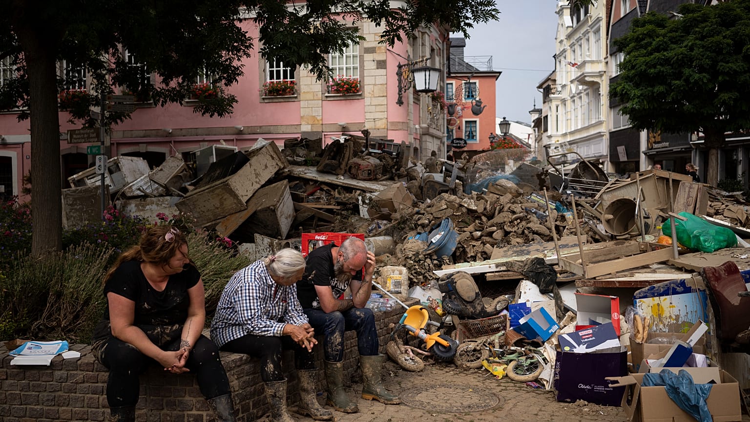 Die "Jahrhundertkatastrophe" im Ahrtal: Bad Neuenahr - Ahrweiler Mitte Juli 2021 - Archivbild