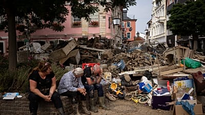 Die "Jahrhundertkatastrophe" im Ahrtal: Bad Neuenahr - Ahrweiler Mitte Juli 2021 - Archivbild