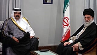 دیدار رهبر وقت ایران با امیر قطر در تهران در سال ۲۰۰۶