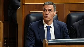 El presidente del Gobierno español, Pedro Sánchez, en el Congreso de los Diputados, en Madrid, el 8 de junio de 2026.
