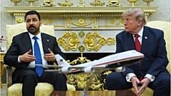 دیدار دونالد ترامپ، رئیس‌جمهوری آمریکا با علی الزیدی، نخست‌وزیر عراق