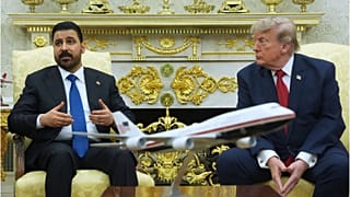 دیدار دونالد ترامپ، رئیس‌جمهوری آمریکا با علی الزیدی، نخست‌وزیر عراق