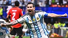 Messi celebra su segundo gol en el Argentina Egipto de octavos del Mundial 2026 en Atlanta
