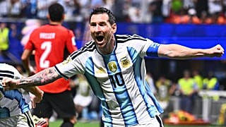 Messi celebra su segundo gol en el Argentina Egipto de octavos del Mundial 2026 en Atlanta