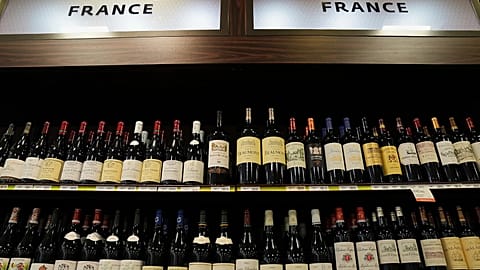 French wines at a Pennsylvania Fine Wine & Good Spirits in Flourtown, Pennsylvania.