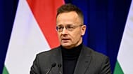 FILE - Ex-Hungarian Minister of Foreign Affairs Peter Szijjarto holds a press conference following a cabinet meeting in Budapest, Hungary, Wednesday, Feb. 18, 2026