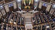 الرئيس السوري الانتقالي أحمد الشرع يلقي كلمة أمام الجلسة الافتتاحية لمجلس الشعب السوري المشكل حديثا، وهي الأولى منذ سقوط حكومة الرئيس بشار الأسد،  سوريا، الأحد 12 يوليو 2026. 