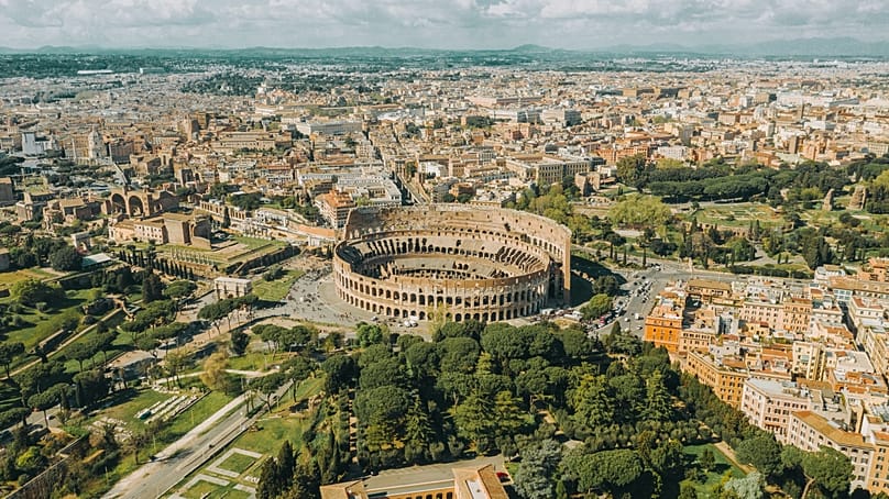 O Coliseu em Roma