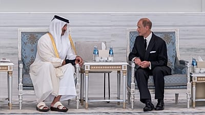  Prince Edward, Duke of Edinburgh, offers condolences on the passing of the Father Emir Sheikh Hamad