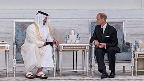  Prince Edward, Duke of Edinburgh, offers condolences on the passing of the Father Emir Sheikh Hamad