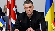 Ukraine's Defense Minister Mykhailo Fedorov speaks during a meeting of the Ukraine Defense Contact Group at NATO headquarters in Brussels, Thursday, Feb. 12, 2026.