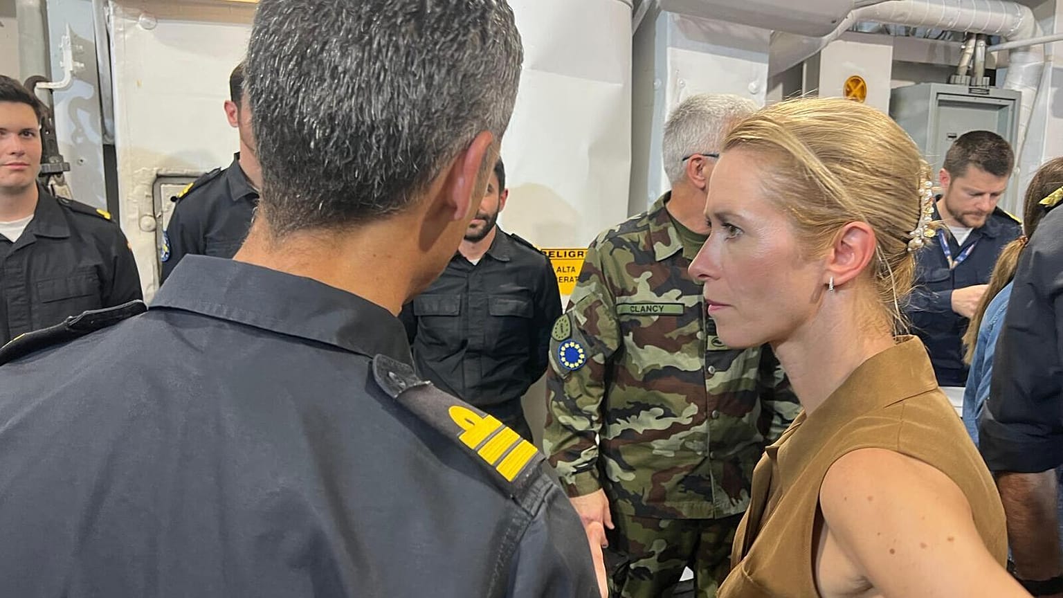 Η επικεφαλής της εξωτερικής πολιτικής της ΕΕ, Κάγια Κάλας, επισκέπτεται τις επιχειρήσεις της ναυτικής αποστολής της ΕΕ στο Τζιμπουτί, 16 Ιουλίου 2026