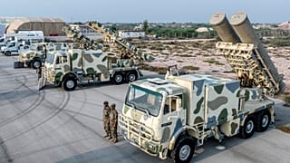 This photo released Wednesday, Aug. 2, 2023, by Sepahnews of the Iranian Revolutionary Guard, shows the Guard's equipment in a drill on Abu Musa Island, in the Persian Gulf. I