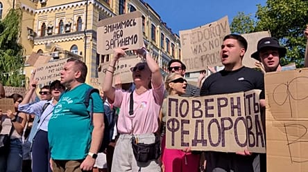 Kyiv protesters rally after Zelenskyy sacks defence minister Fedorov