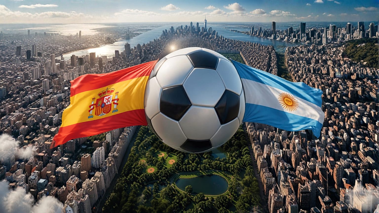 Final do Mundial: Espanha - Argentina em Nova Iorque