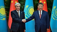 Kassym-Jomart Tokayev held talks with Chinese President Xi Jinping, 16 July 2026.