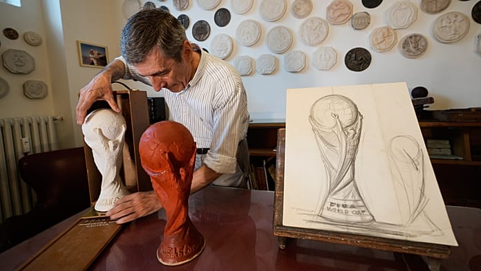 Who made the FIFA World Cup trophy? The story of Milan sculptor Silvio Gazzaniga Heres how Italian sculptor Silvio Gazzaniga created the FIFA World Cup trophys iconic design - and why champions never get to keep it.