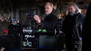 The Odyssey filminin çekimlerinde Christopher Nolan.