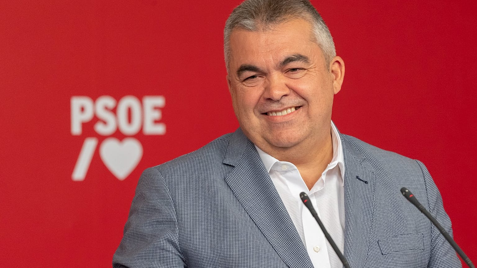 Santos Cerdán, en una imagen de archivo de su etapa como secretario de Organización del PSOE.