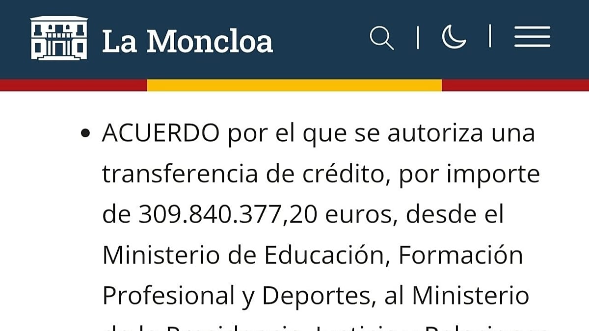 Spanien lobt das öffentliche Bildungswesen, kürzt aber fast 309 Millionen Euro bei den Mitteln für die Gehälter des Präsidentenpersonals Spanien lobt das öffentliche Bildungswesen, kürzt aber fast 309 Millionen Euro bei den Mitteln für die Gehälter des Präsidentenpersonals