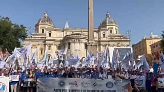 Manifestazione delle forze dell'ordine e di difesa a Roma, 18/07/2026